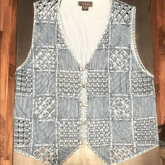 Vintage Denim Vest - Picture 7 of 7